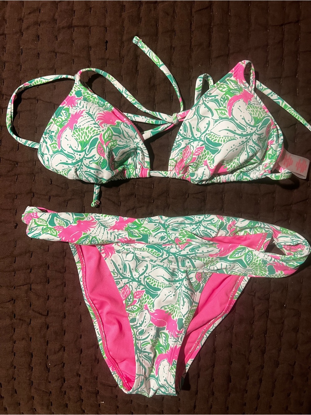 Lilly Pulitzer Bikini (Trey Bottom/Jamya Top) Bikini Set (8 bottom/10 top)